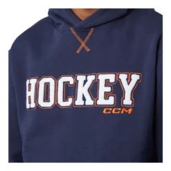 CCM Hoodie Stripe Sr Navy