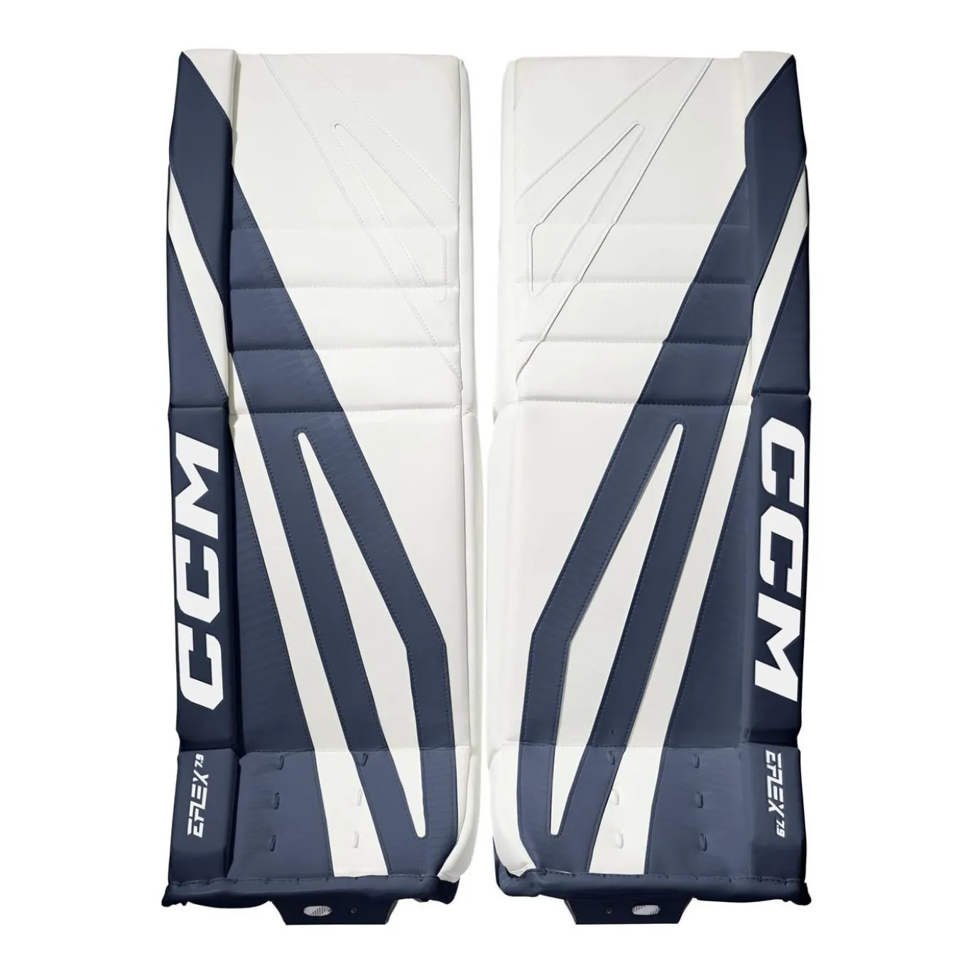 CCM Målvaktsbenskydd EFLEX 7.9 Sr White/Navy