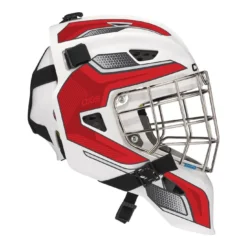 CCM Målvaktsmask Axis F5 Certified Cat-Eye Dekal Sr White/Red