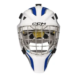 CCM Målvaktsmask Axis F5 Certified Cat-Eye Dekal Yth White/Royal