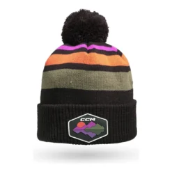 CCM Mössa Winter Pom Striped Sr