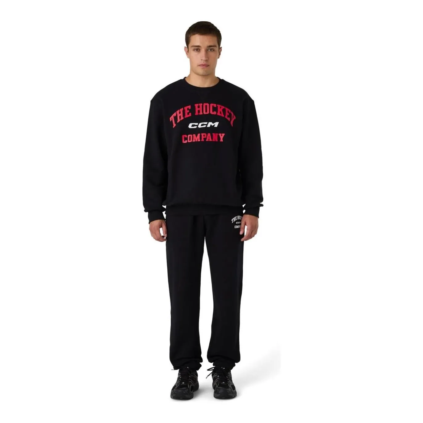 CCM Tröja Athleisure Fleece Sr Black