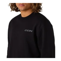 CCM Tröja Casual Fleece Sr Black