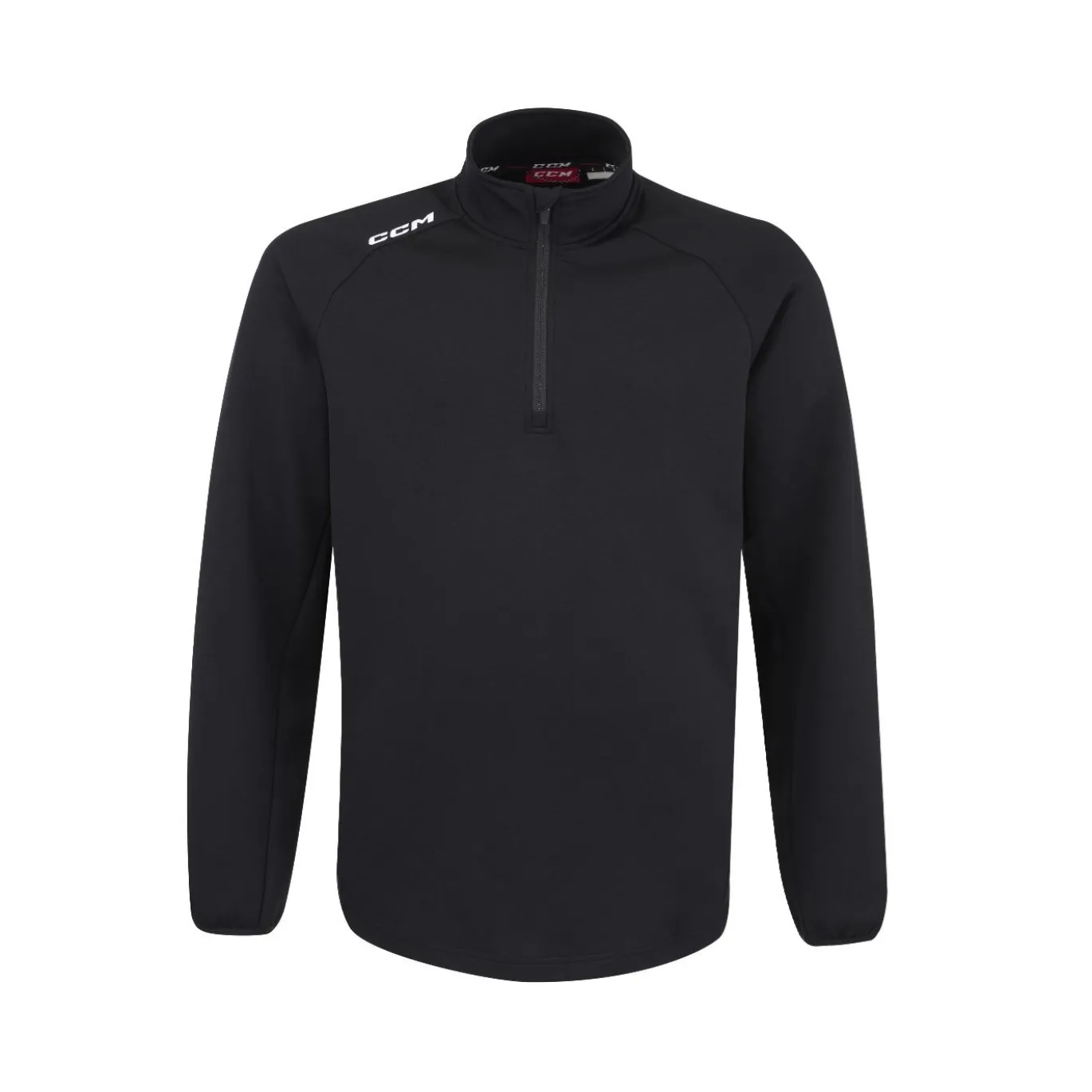 CCM Tröja Locker 1/4 Zip Jr Black