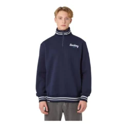 CCM Tröja Stripe Quarter Zip Sr Navy
