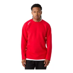 CCM Tröja Tech Fleece Crew Neck Sr Red
