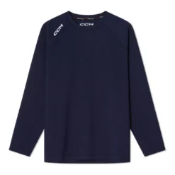 CCM Tröja Tech Fleece Crew Neck Jr Navy