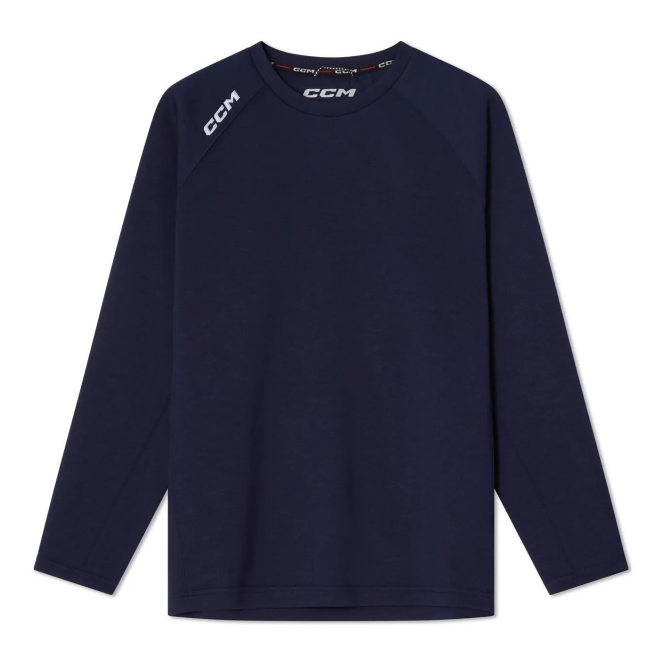 CCM Tröja Tech Fleece Crew Neck Jr Navy