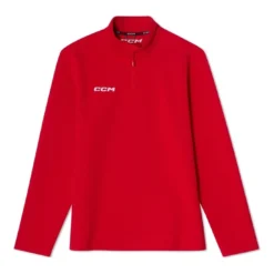 CCM Tröja 1/4 Zip Team Locker Room Sr Red