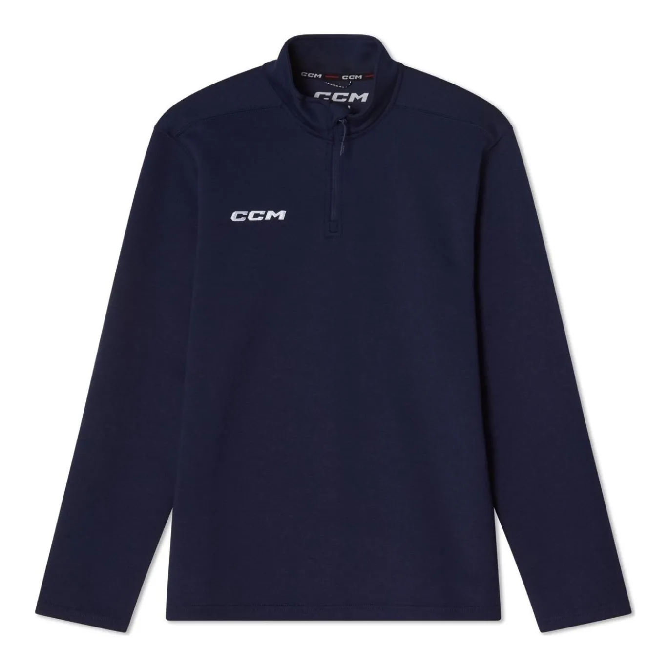 CCM Tröja 1/4 Zip Team Locker Room Sr Navy