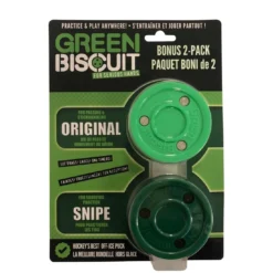Green Biscuit Puck 2-Pack - GRÖN