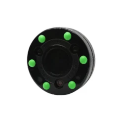 Green Biscuit Puck Roller Hockey - SVART