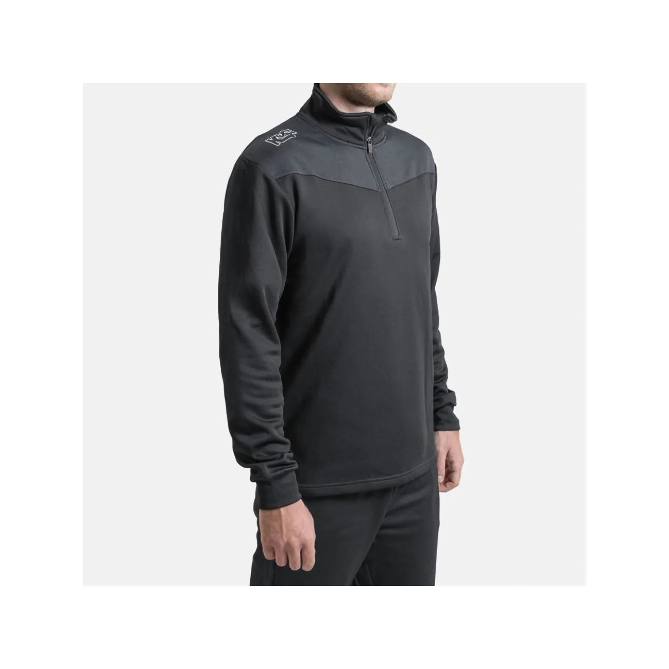 Kosa Tröja Zip Neck Jr Black
