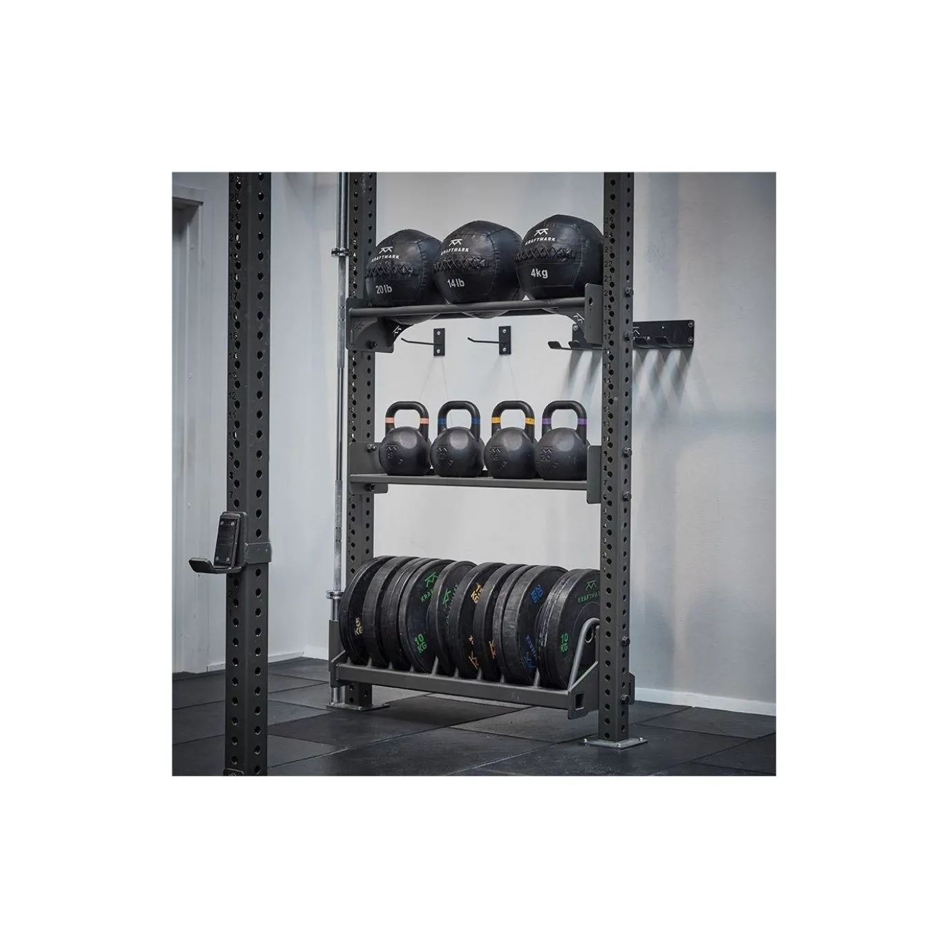 Kraftmark Hyllförvaring För Kettlebells / Slamballs