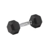 Master Fitness Hantlar Hex Gummi / Krom