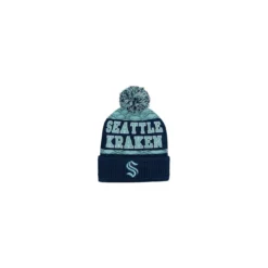 Outerstuff Mössa Puck Pattern Cuffed Pom Seattle Kraken
