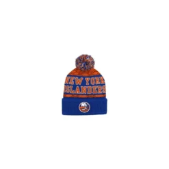 Outerstuff Mössa Puck Pattern Cuffed Pom New York Islanders