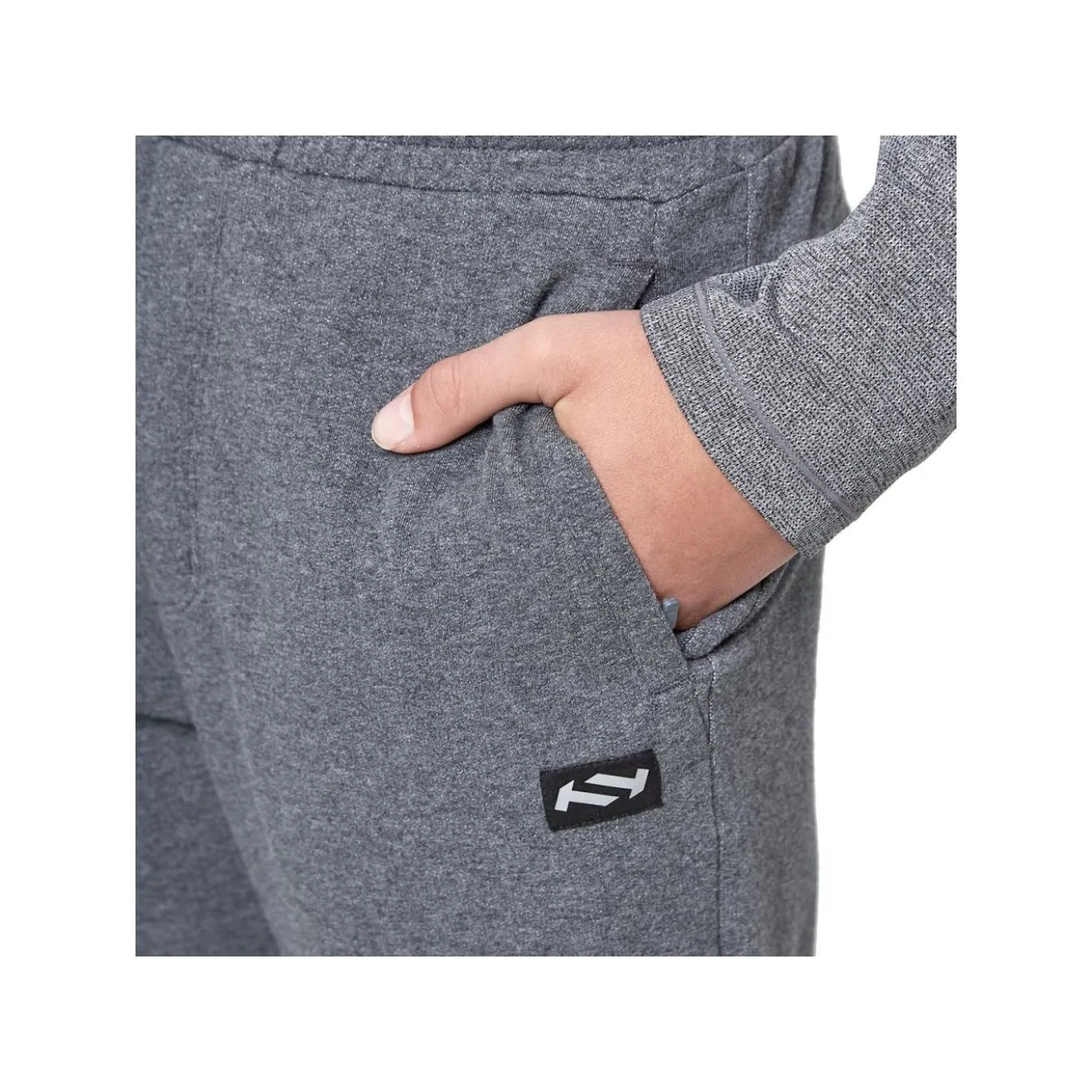TRUE Byxa Terry Crew Yth Grey