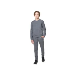 TRUE Byxa Terry Crew Yth Grey