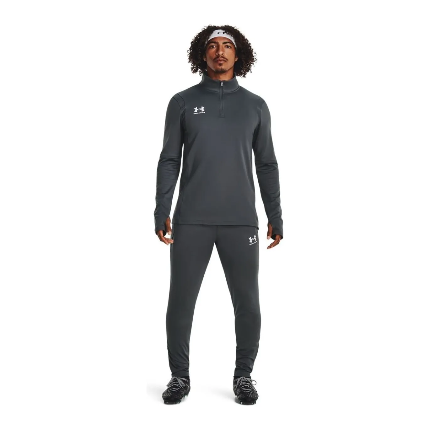 Under Armour Byxor Challenger Training Castlerock Light Heather
