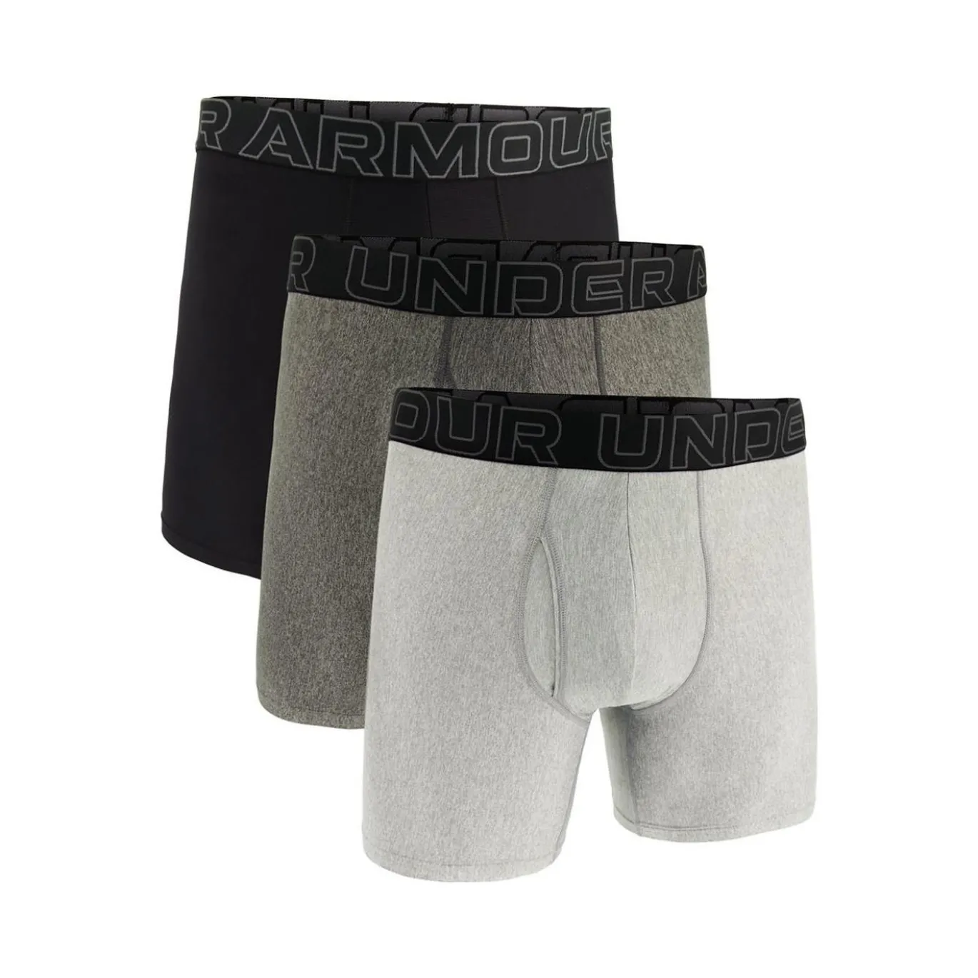 Under Armour Kalsonger Performance Tech 6" 3pk Steel