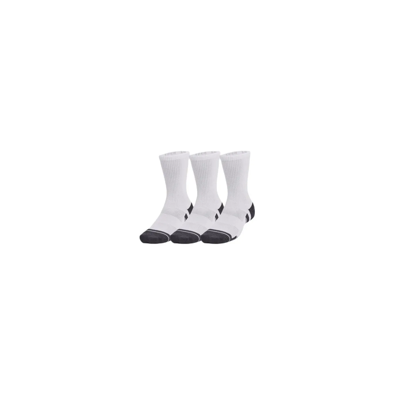 Under Armour Strumpor Crew Tech 3-pack White