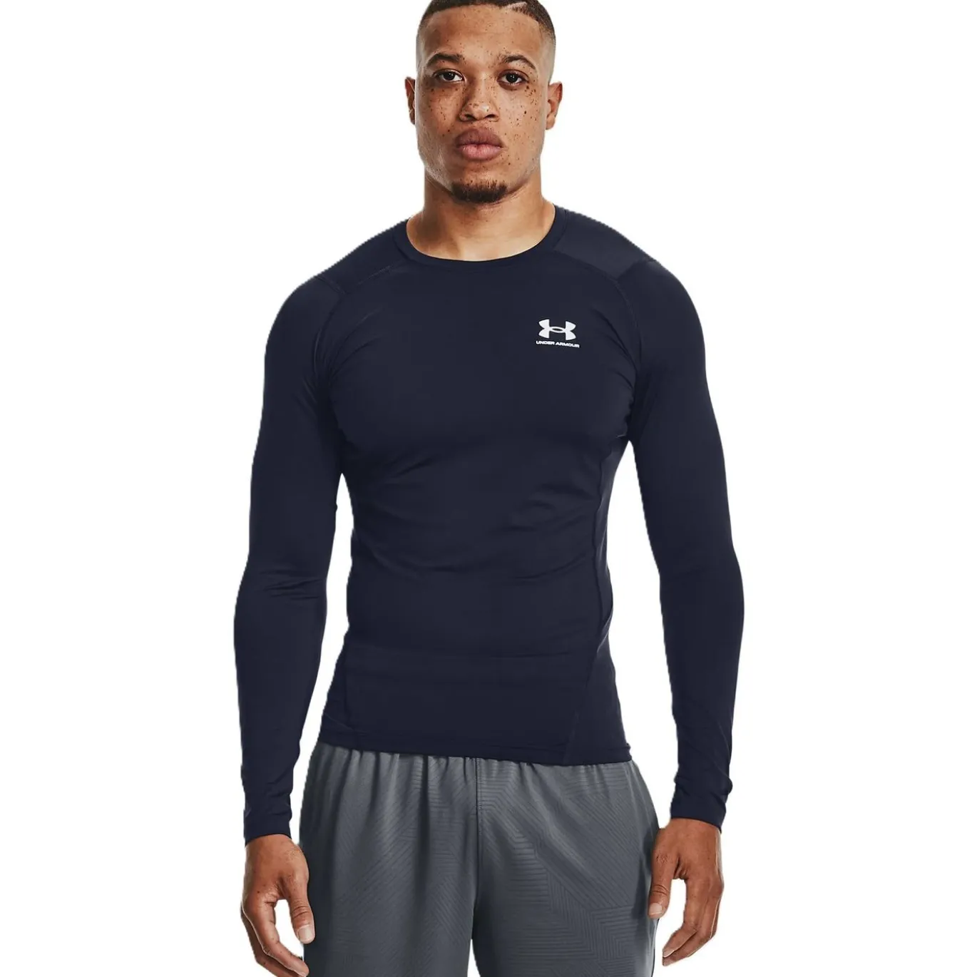 Under Armour Tröja HG Comp LS Midnight Navy