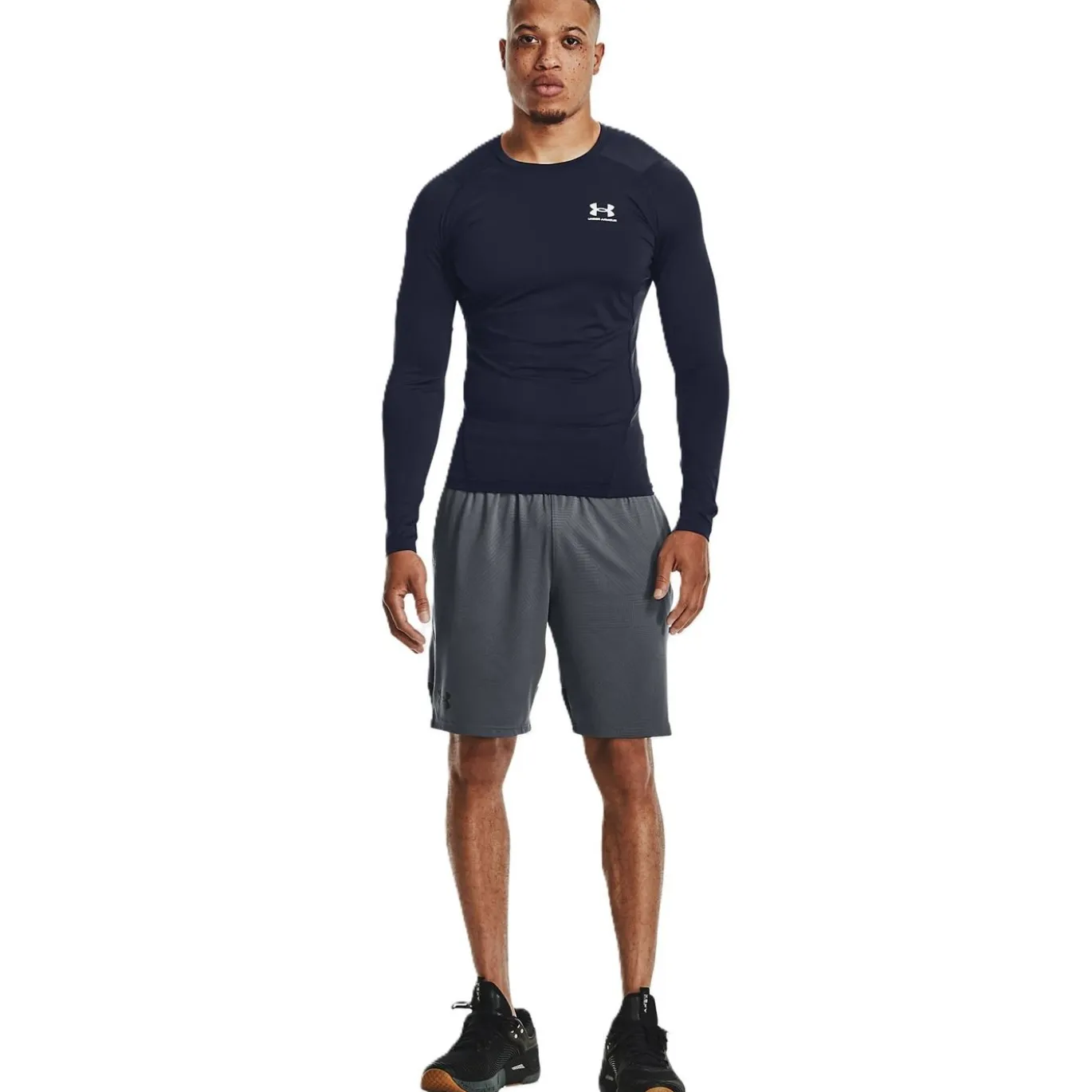 Under Armour Tröja HG Comp LS Midnight Navy