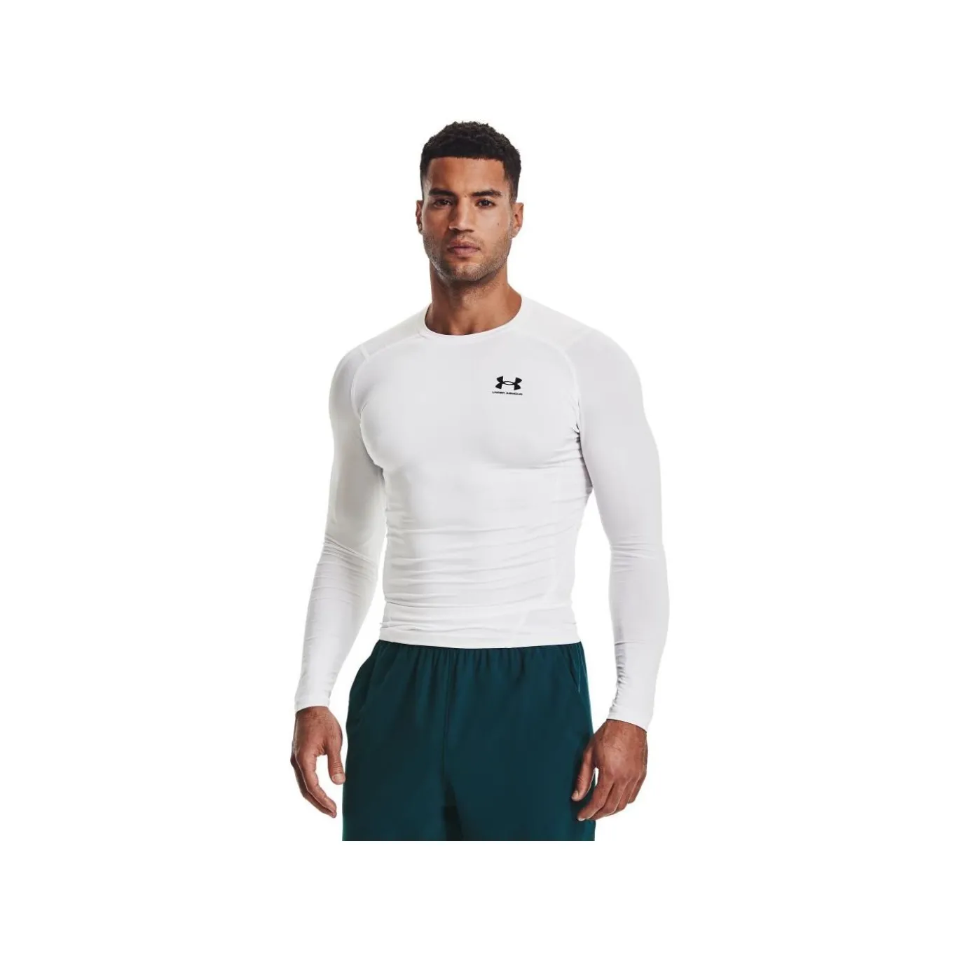 Under Armour Tröja HG Comp LS White