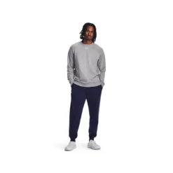 Under Armour Tröja Rival Fleece Crew Castlerock Light Heather