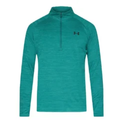 Under Armour Tröja Tech Textured 1/2 Zip Sr Rack Green
