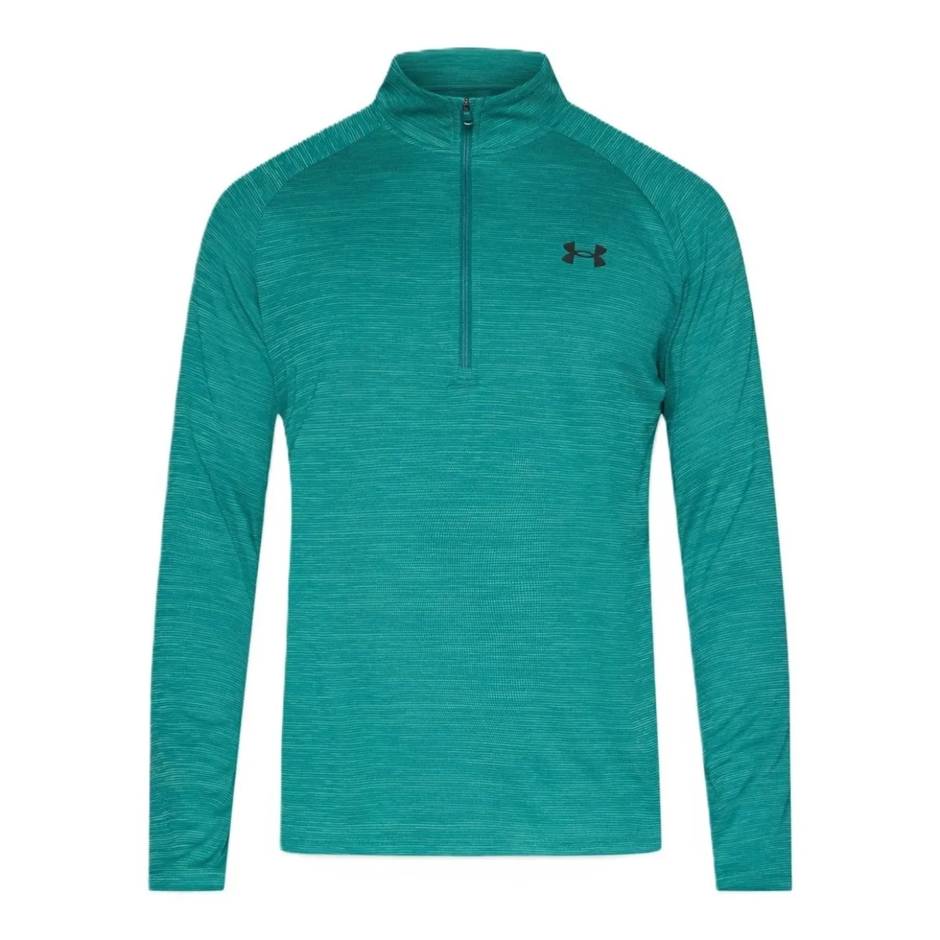 Under Armour Tröja Tech Textured 1/2 Zip Sr Rack Green